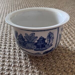 Blue & White Planter